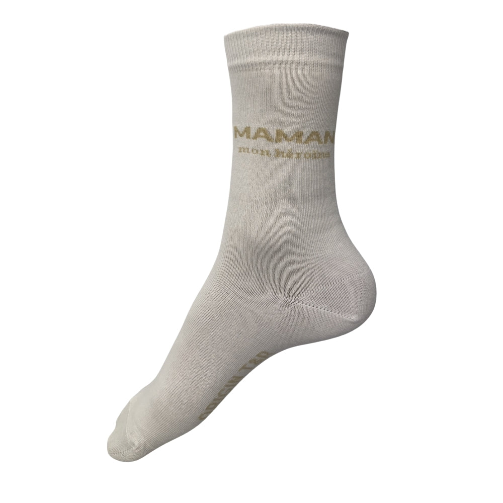 Chaussettes Fantaisie Famille Blanc