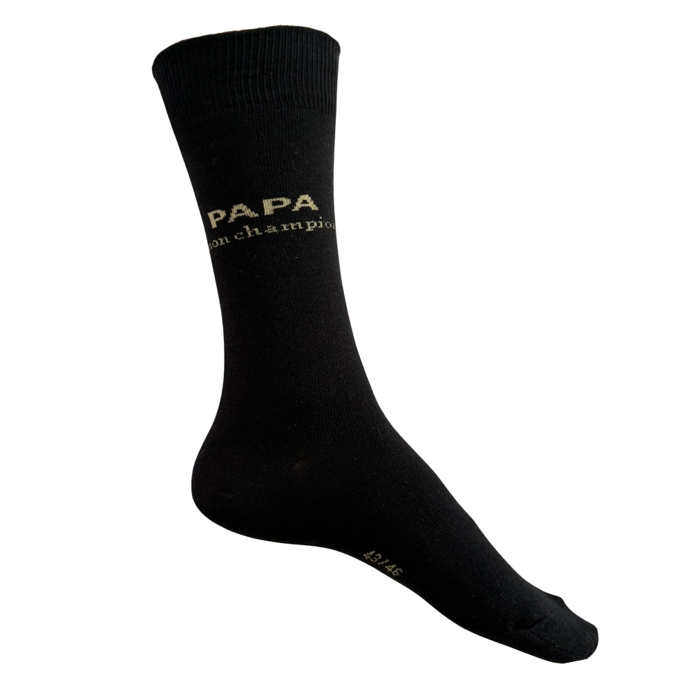 Chaussettes Fantaisie Famille Noir