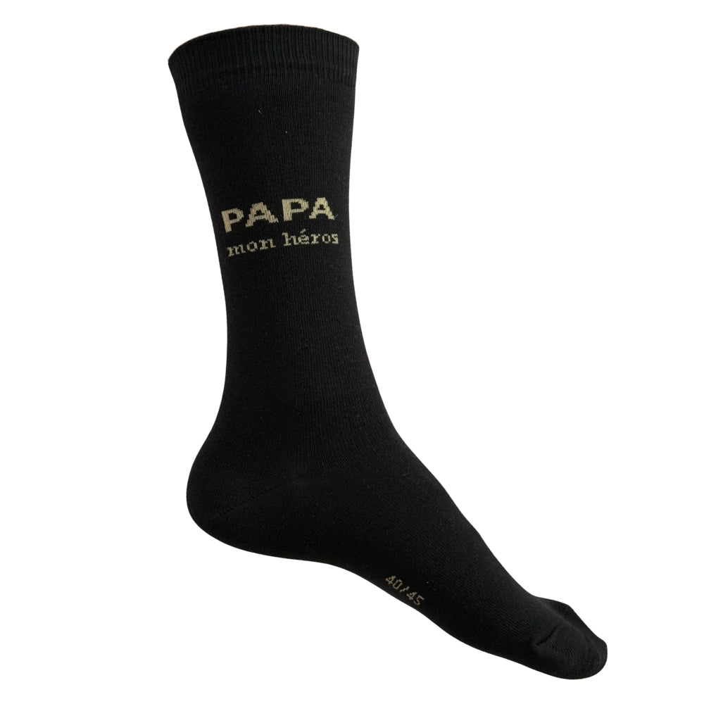 Chaussettes Fantaisie Famille Noir