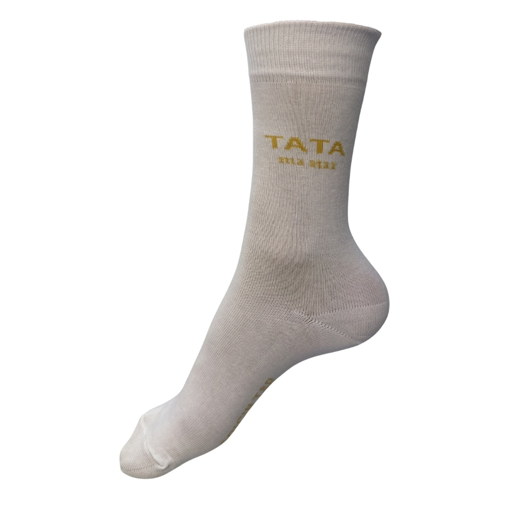 Chaussettes Fantaisie Famille Blanc