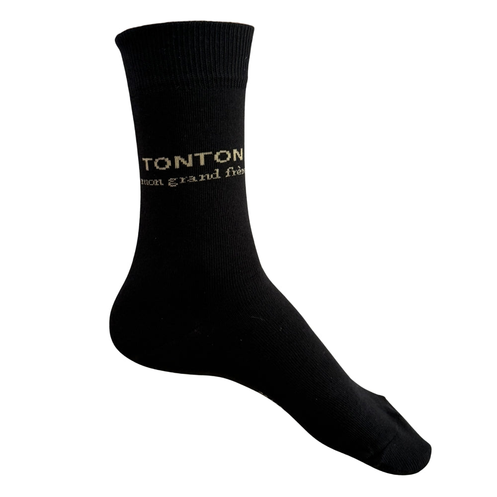 Chaussettes Fantaisie Famille Noir