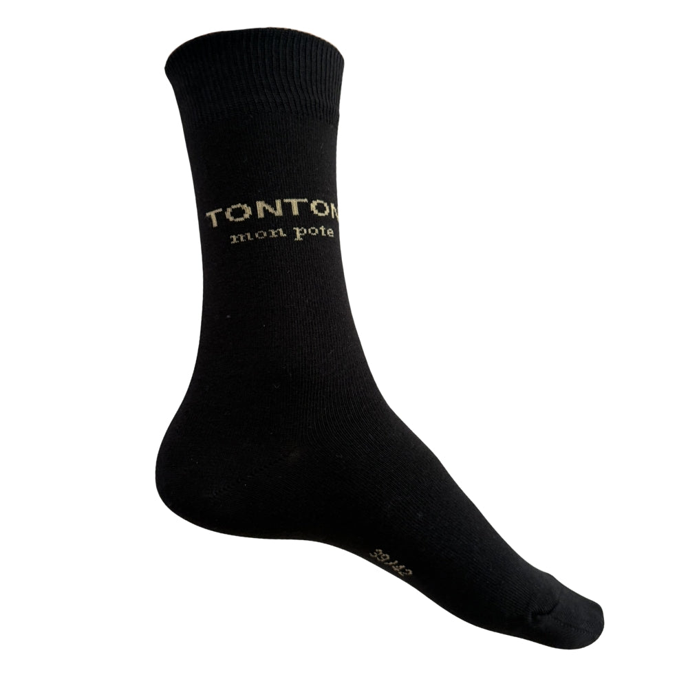 Chaussettes Fantaisie Famille Noir