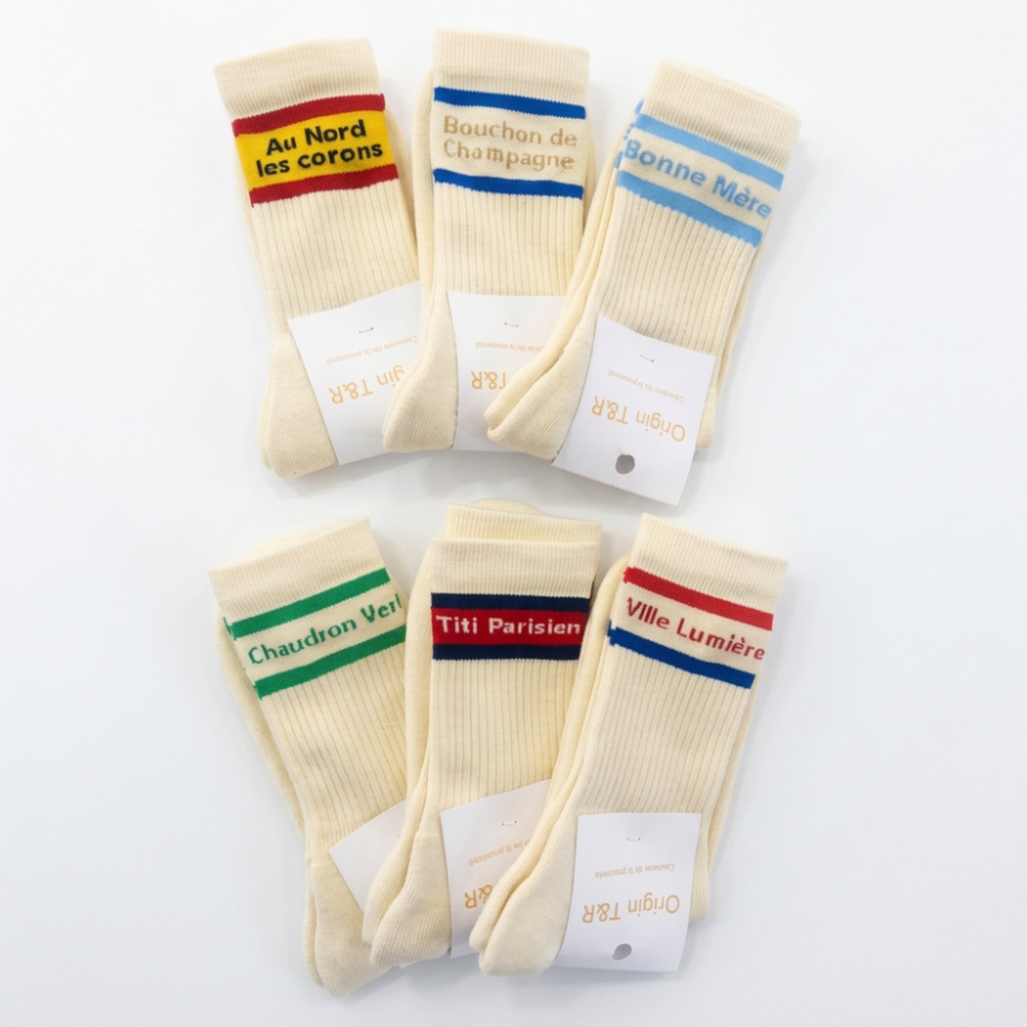 Chaussettes fantaisie ville de Sport