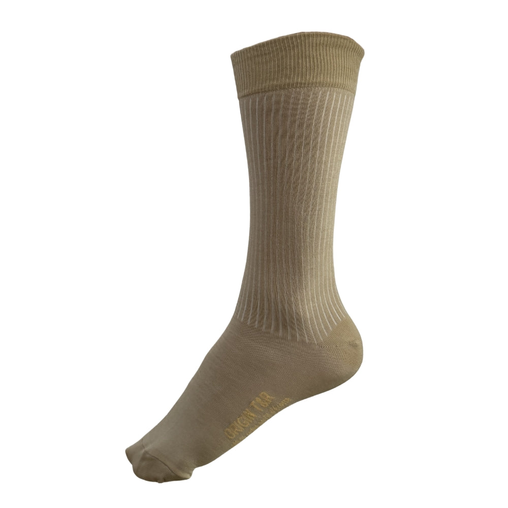 Chaussettes Haute en fil d'Ecosse à côtes