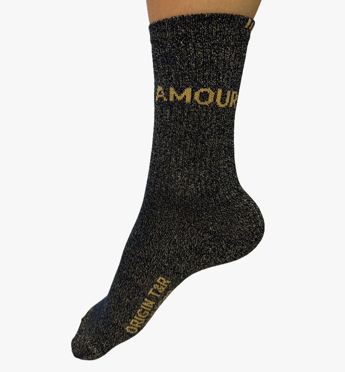 Chaussettes brillantes Haute Amour