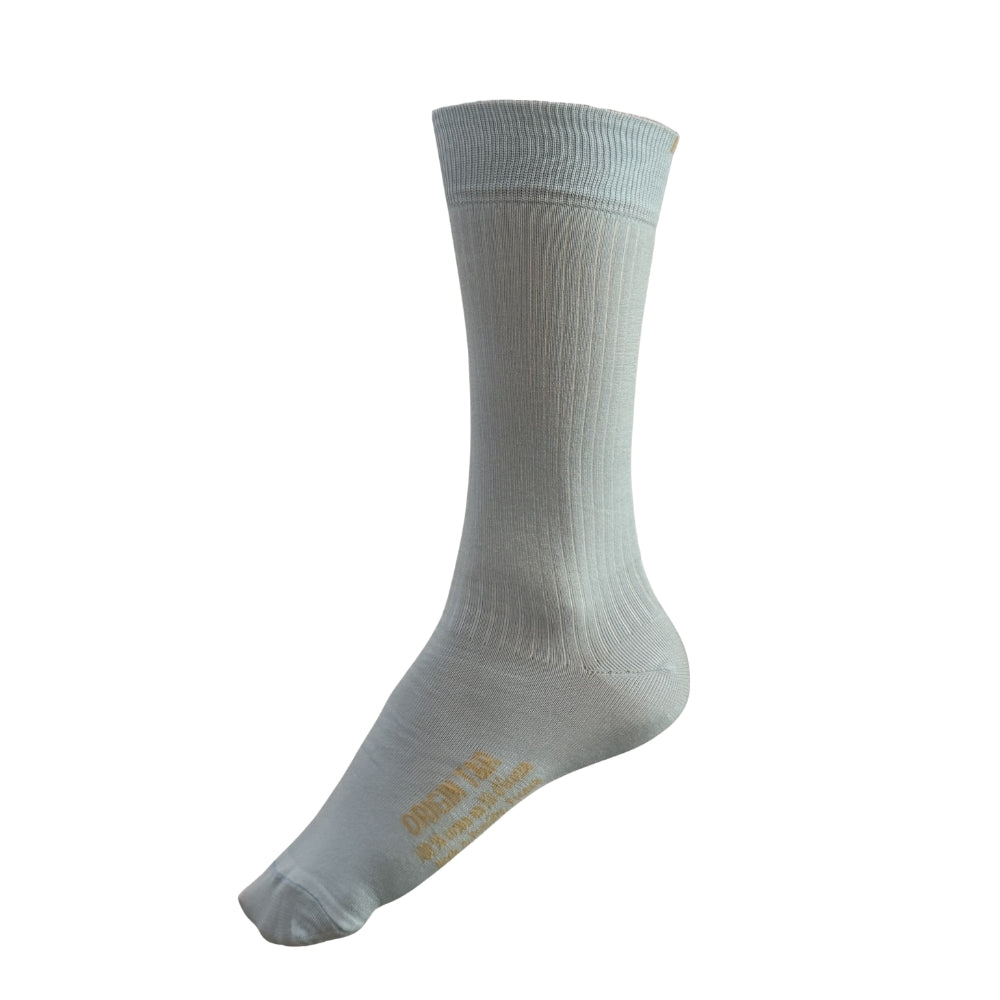 Chaussettes Haute en fil d'Ecosse à côtes